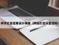 赣州网页栏目结果设计模板（网站栏目设置结构）