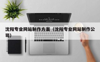 赣州沈阳专业网站制作方案（沈阳专业网站制作公司）